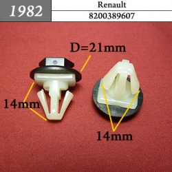 1982 Автокрепеж для Renault