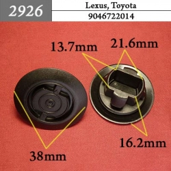 2926 Автокрепеж для Lexus, Toyota