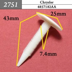 2751 Автокрепеж для GM, Chrysler, Dodge, Jeep