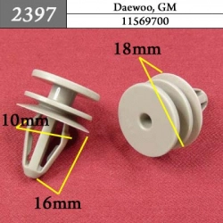 2397 Автокрепеж для GM, Chrysler, Dodge, Jeep