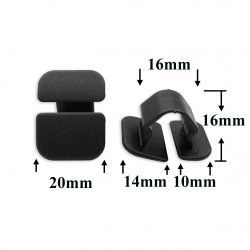 1417 Автокрепеж для Audi, Seat, Skoda, Volkswagen