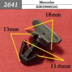 2641 Автокрепеж для Mercedes