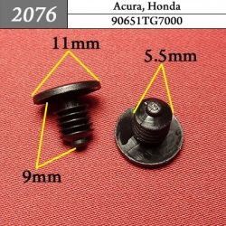 2076 Автокрепеж для Acura, Honda