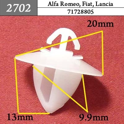 Автокрепеж для Alfa Romeo, Fiat, Lancia Автокрепеж для Alfa Romeo, Fiat, Lancia