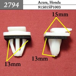 2794 Автокрепеж для Acura, Honda