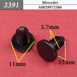 2391 Автокрепеж для Mercedes