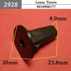 2928 Клипса под саморез Lexus, Toyota 2928 Клипса под саморез Lexus, Toyota