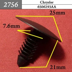 2756 Автокрепеж для GM, Chrysler, Dodge, Jeep
