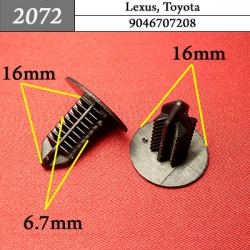 2072 Автокрепеж для Lexus, Toyota