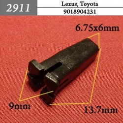 2911 Клипса под саморез Lexus, Toyota