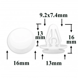 2384 Автокрепеж для Alfa Romeo, Fiat, Lancia, Suzuki