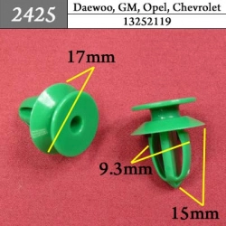 2425 Автокрепеж для GM, Chrysler, Dodge, Jeep