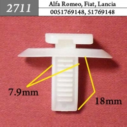 2711 Автокрепеж для Alfa Romeo, Fiat, Lancia