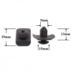 0624 Автокрепеж для Ford, Mazda, Mitsubishi, Subaru, Hyundai, Kia 0624 Автокрепеж для Ford, Mazda, Mitsubishi, Subaru, Hyundai, Kia