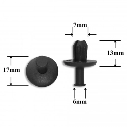 0649 Автокрепеж для GM, Chrysler, Dodge, Jeep