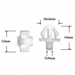 0838 Автокрепеж для GM, Chrysler, Dodge, Jeep