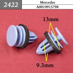 2422 Автокрепеж для Mercedes