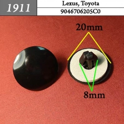 1911 Автокрепеж для Lexus, Toyota