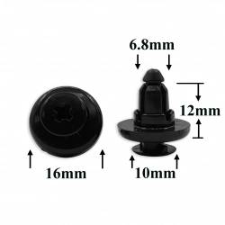 0487 Автокрепеж для GM, Chrysler, Dodge, Jeep, Suzuki