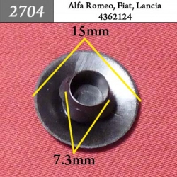 2704 Автокрепеж для Alfa Romeo, Fiat, Lancia 2704 Автокрепеж для Alfa Romeo, Fiat, Lancia