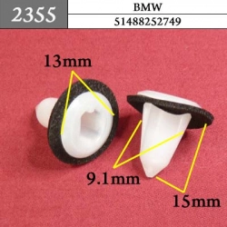 2355 Клипса под саморез BMW