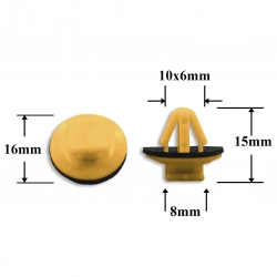 0599 Автокрепеж для Lexus, Toyota, GM, Chrysler, Dodge, Jeep