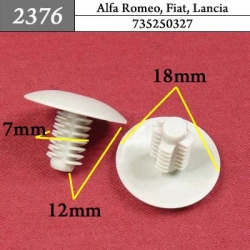 2376 Автокрепеж для Alfa Romeo, Fiat, Lancia